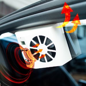 B Solar Auto Cooler 차량용 환풍기 -차량환풍기 공기순환 공기청정 제습 차량내부공기