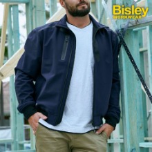 비즐리 남성 재킷 상의 작업복 bisley BJ6960 프리미엄 소프트 쉘 봄버 재킷