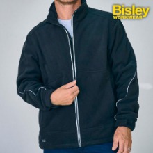 비즐리 남성 재킷 상의 작업복 bisley BJ6771 본디드 마이크로 플리스 재킷