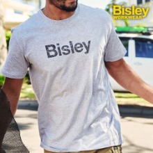 비즐리 남성 반팔티 bisley BKT064 맨즈 코트 로고 티셔츠